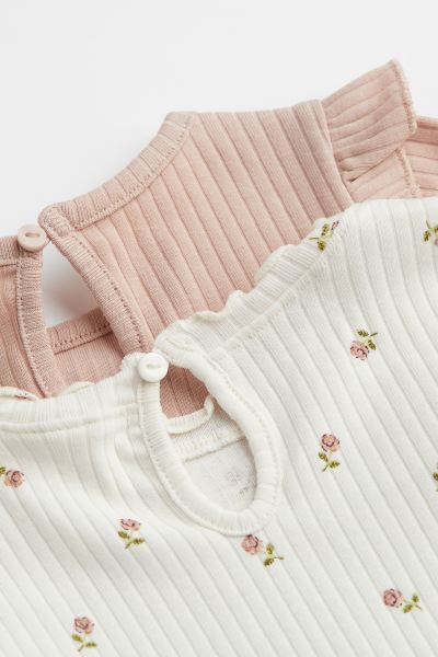 2-pack Ribbed Tops | H&M (US + CA)