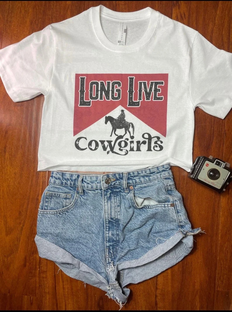 Long Live Cowgirls Morgan Wallen Country Crop Top - Etsy | Etsy (US)