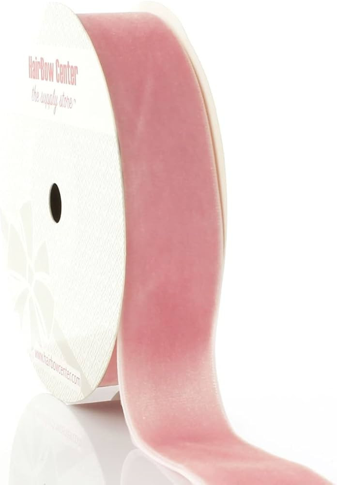 HBC 1" Velvet Ribbon 158 Dusty Rose - 5 Yards | Amazon (US)