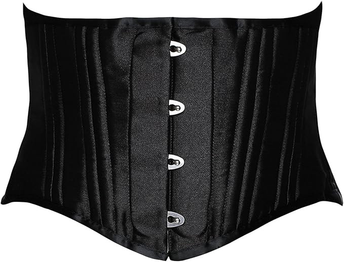 SHAPERX Women's 26 Steel Boned Corset Short Torso Heavy Duty Waist Trainer Corset | Amazon (US)
