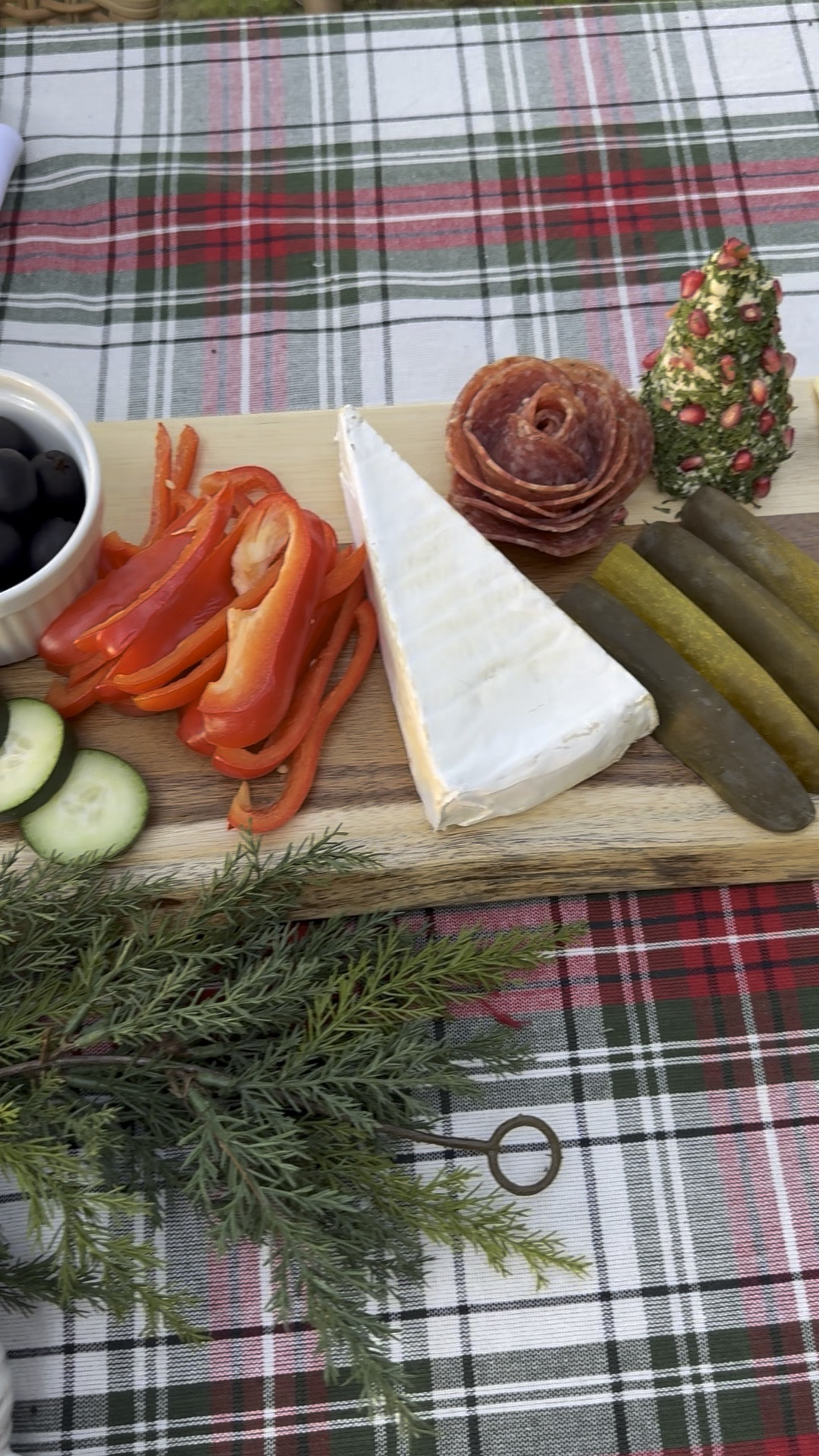 Every holiday party needs delicious appetizers! Entertaining expert, journalist and lifestyle blogger Candie Anderson shares her Boursin Christmas tree, Brie cheese, salami rose, club crackers and veggies on her long charcuterie board (paddle charcuterie board). @wayfair has an amazing selection of long charcuterie boards // paddle charcuterie boards in a wide array of styles, colors, stains and sizes! Here are a few must haves!! #wayfairpartner #wayfair #paidlinks #onlyatwayfair ❤️ 

#LTKHoliday #LTKParties #LTKHome