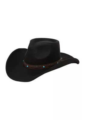 San Diego Hat Company Women's Turquoise Band Cowboy | Belk