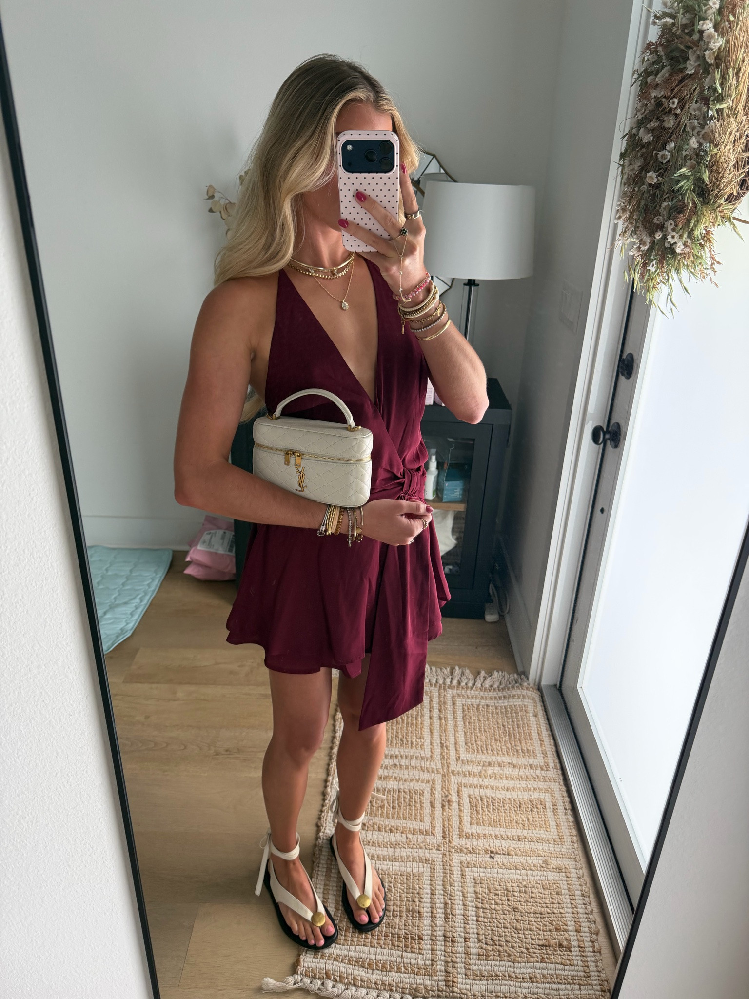 Going to watch the FSU and OU games! I’m wearing this mini dress size xs @12th Tribe  I love the style. My code is SLOANEFES10. My shoes are some of my favorite sandals from amazon of course. My jewelry is all @electricpicks  and I wore my YSL vanity bag.

#LTKootd #LTKdayinmylife #LTKSaleAlert