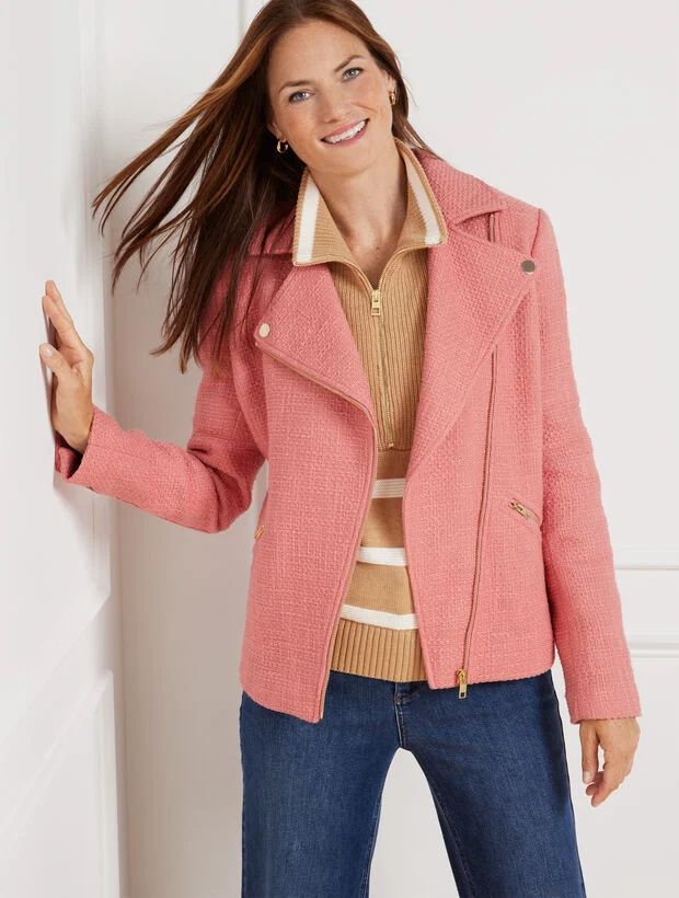 Tweed Moto Jacket | Talbots