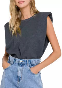 Endless Rose Women's Padded Shoulder T-Shirt | Belk