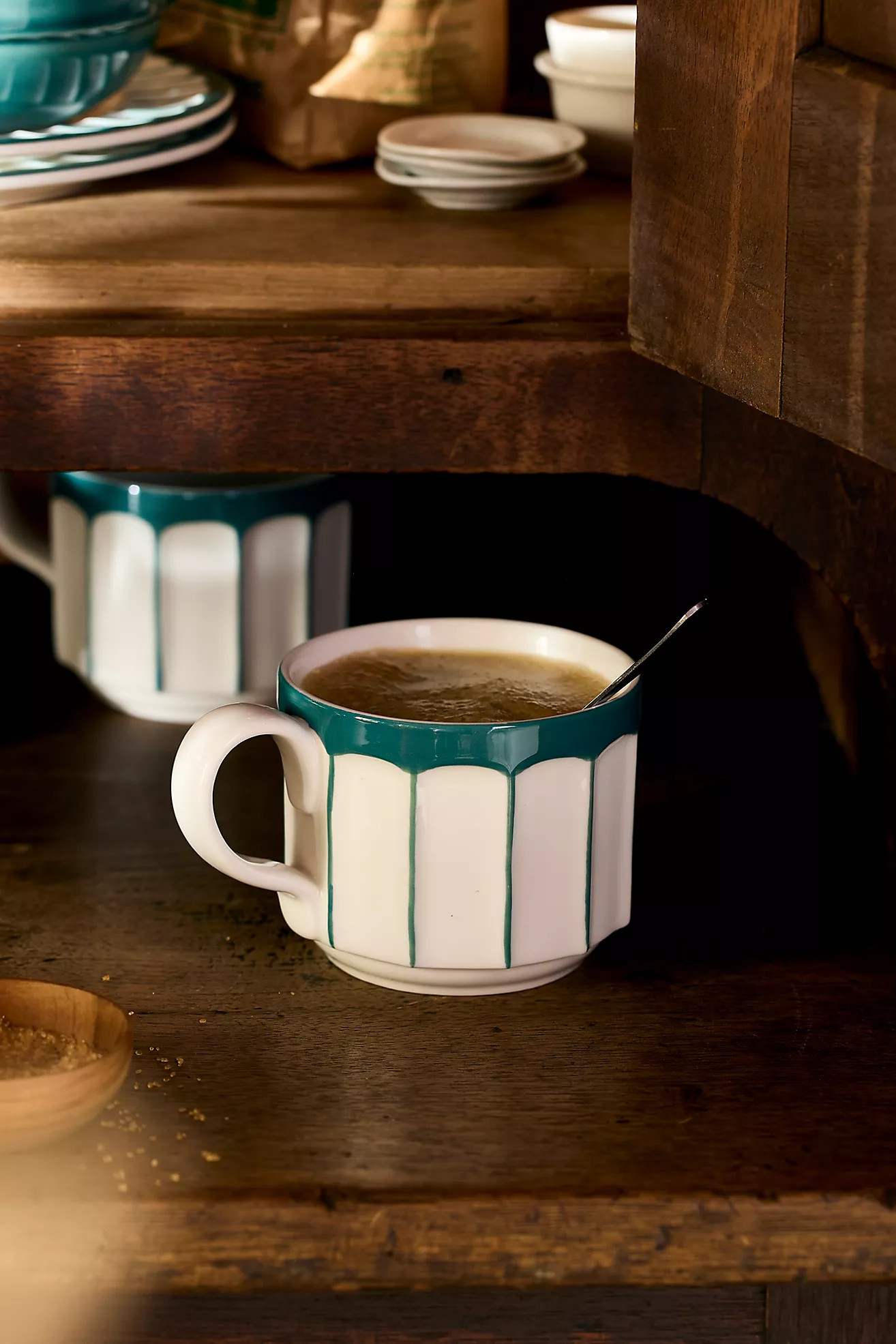 The Latte Stoneware Mug: Boulevard Edition | Anthropologie (US)