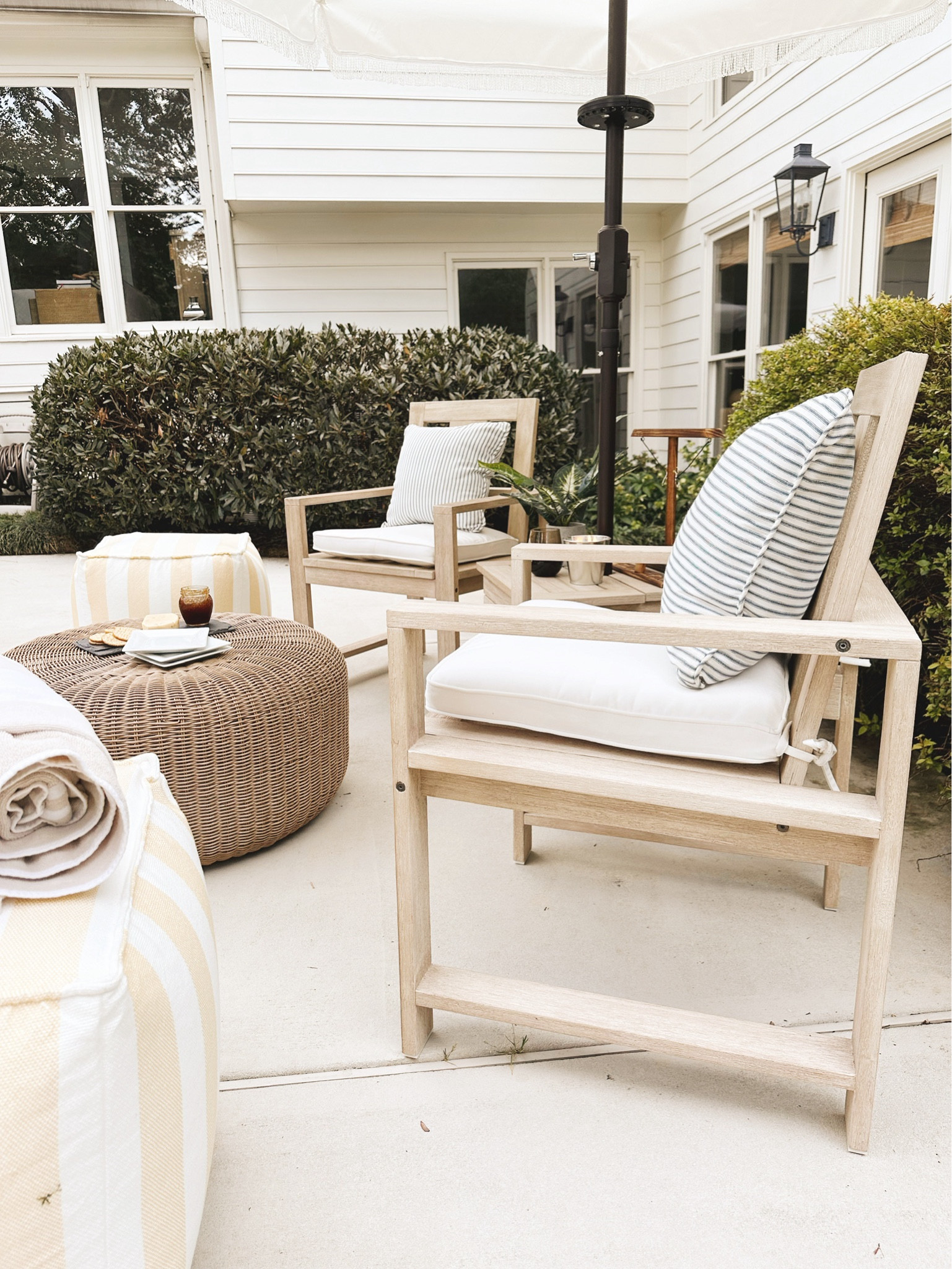 Patio inspo, porch inspo, pottery barn outdoor furniture, patio decor, outdoor furniture 

#LTKHome #LTKStyleTip #LTKSeasonal
