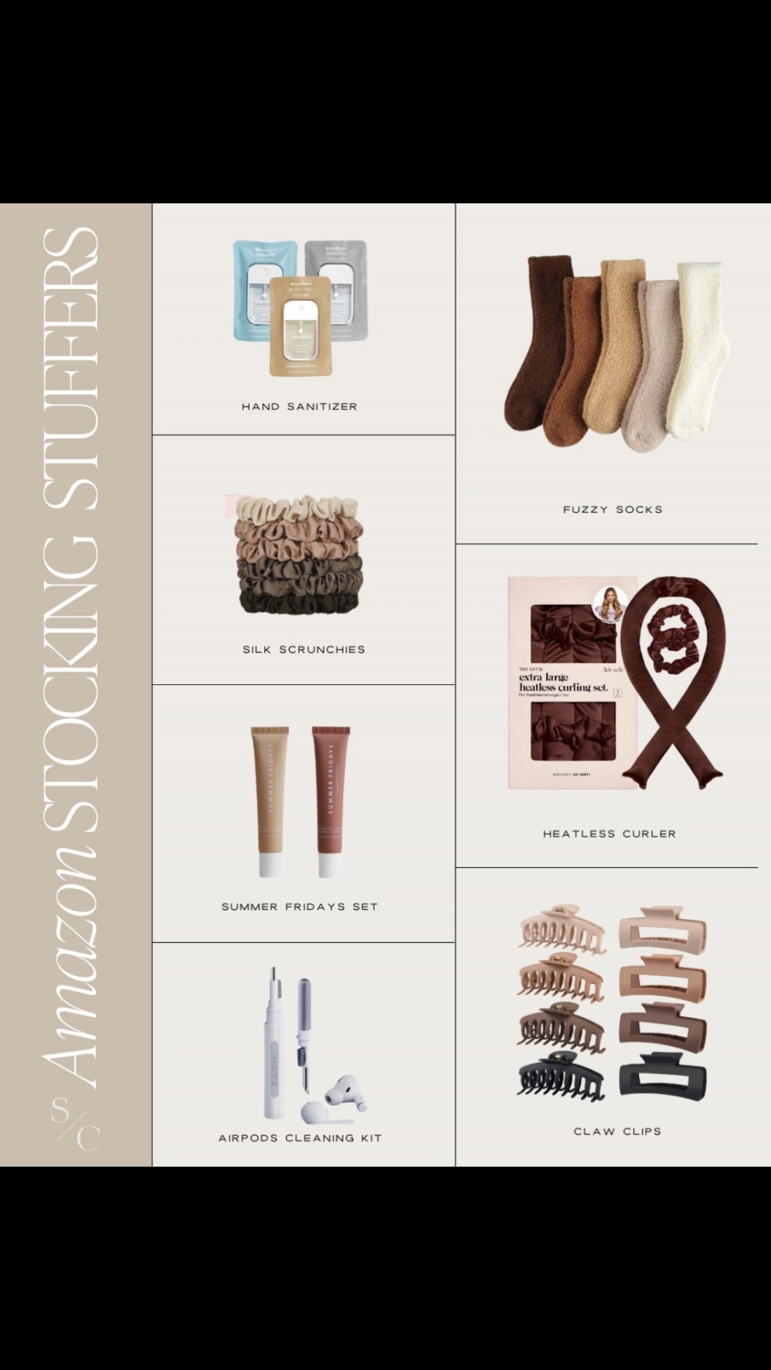 Amazon Stocking Stuffers for Her 🎁 Gifts for her, Amazon gifts, stocking stuffers, touch land, beauty gift set, hair clips, heartless curls, fuzzy socks

#LTKGiftGuide #LTKHoliday