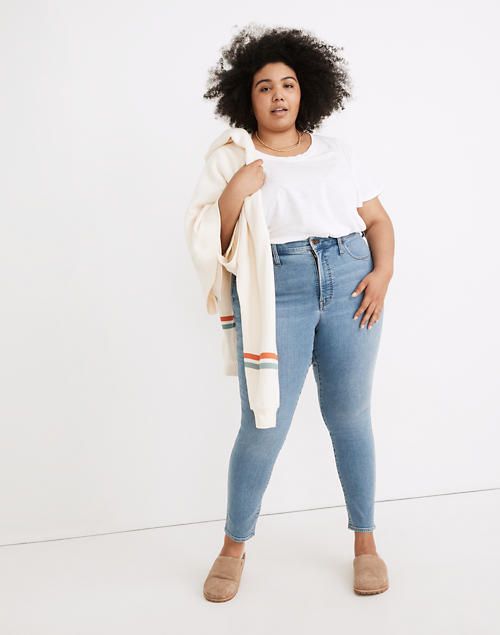 Plus Curvy Roadtripper Authentic Skinny Jeans in Conroe Wash | Madewell