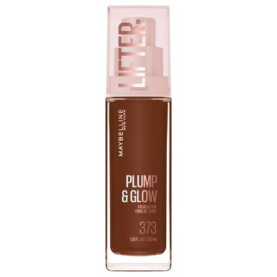 Maybelline Lifter Plump & Glow Foundation with Hyaluronic Acid - 373 - 1 fl oz | Target