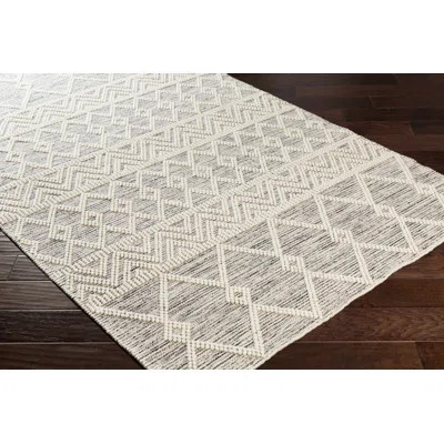 Latrissa Moroccan Flatweave Wool Charcoal/Cream Area Rug | Wayfair North America