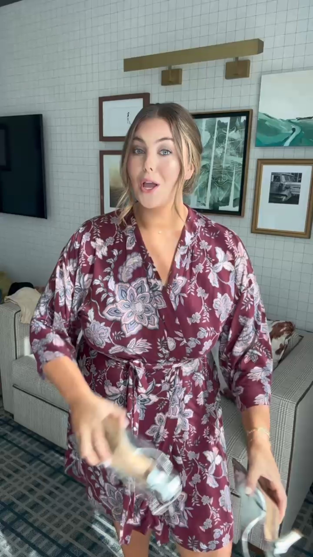 Getting ready for the red carpet 💃👠 wearing size 18 in dress. Use CARALYN20 at Shapermint. 

#LTKPlusSize #LTKCon #LTKParties