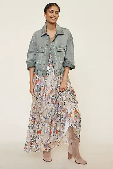 Olive Denim Jacket | Anthropologie (US)