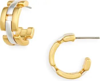 Watch Link Hoop Earrings | Nordstrom