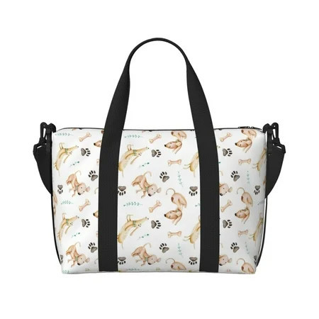 Laptop Tote Bag for Women Work - Cute Dachshund Dog Puppy Gym Bag for Women Men Personal Item Crossbody Travel Bags for Women Men Carry On Overnight Weekender Bags for Women Travel | Walmart (US)