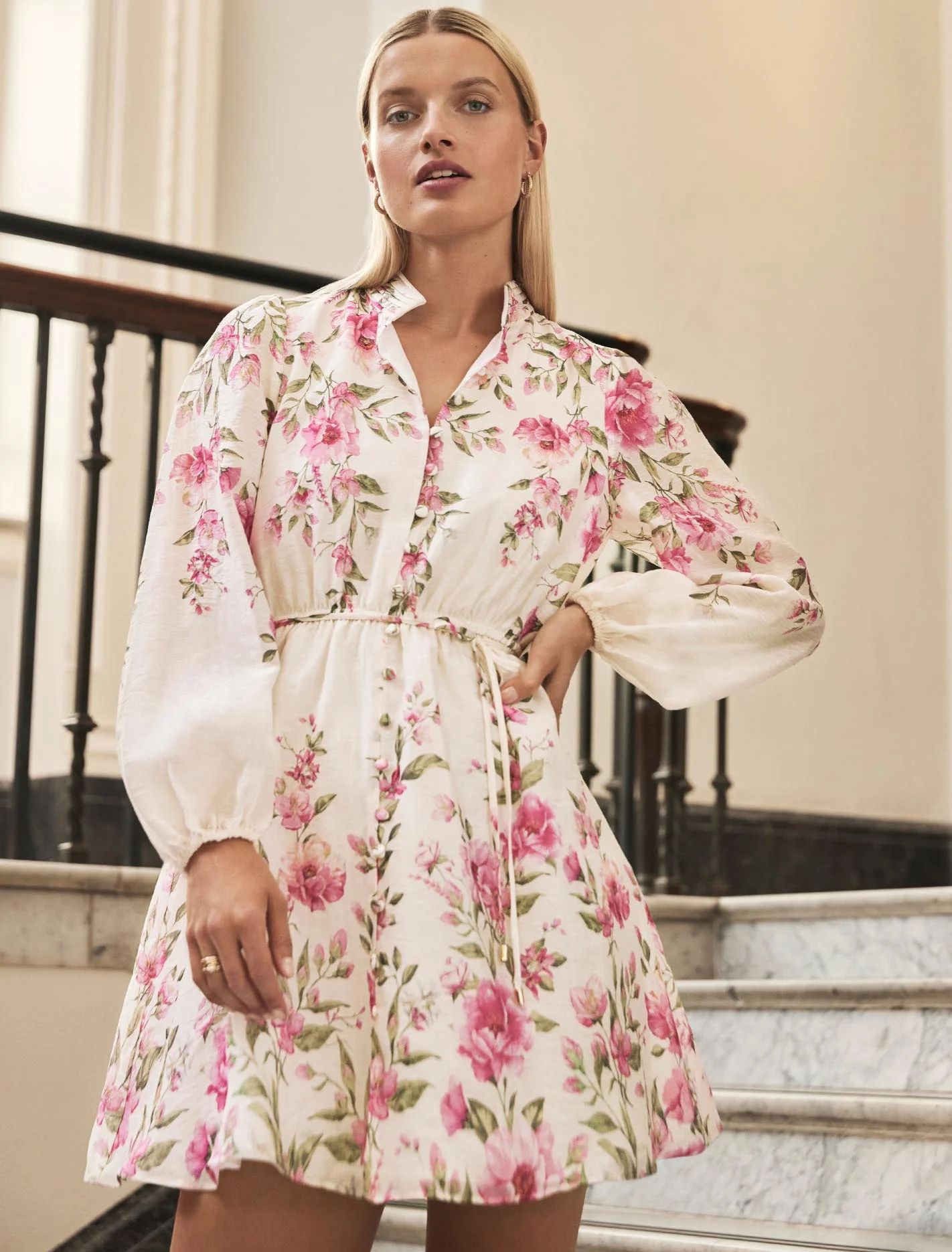 Preston Floral Mini Dress | Forever New (UK & IE)