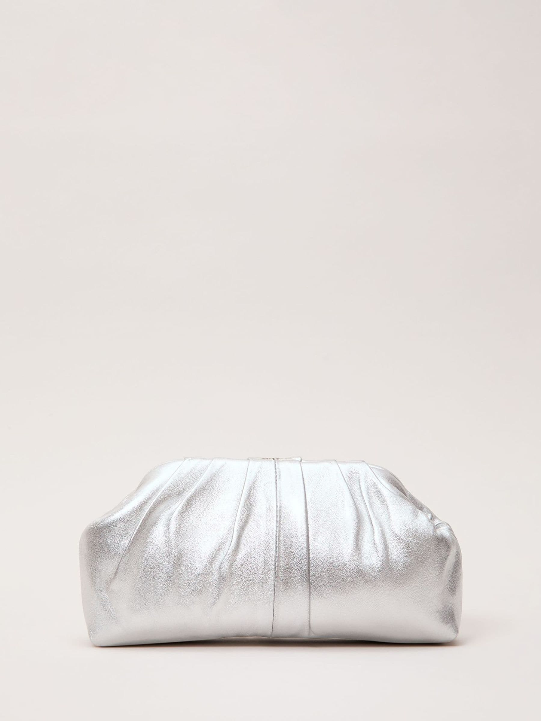 Phase Eight Phase Eight Silver Pouch Clutch Bag | Next EU
