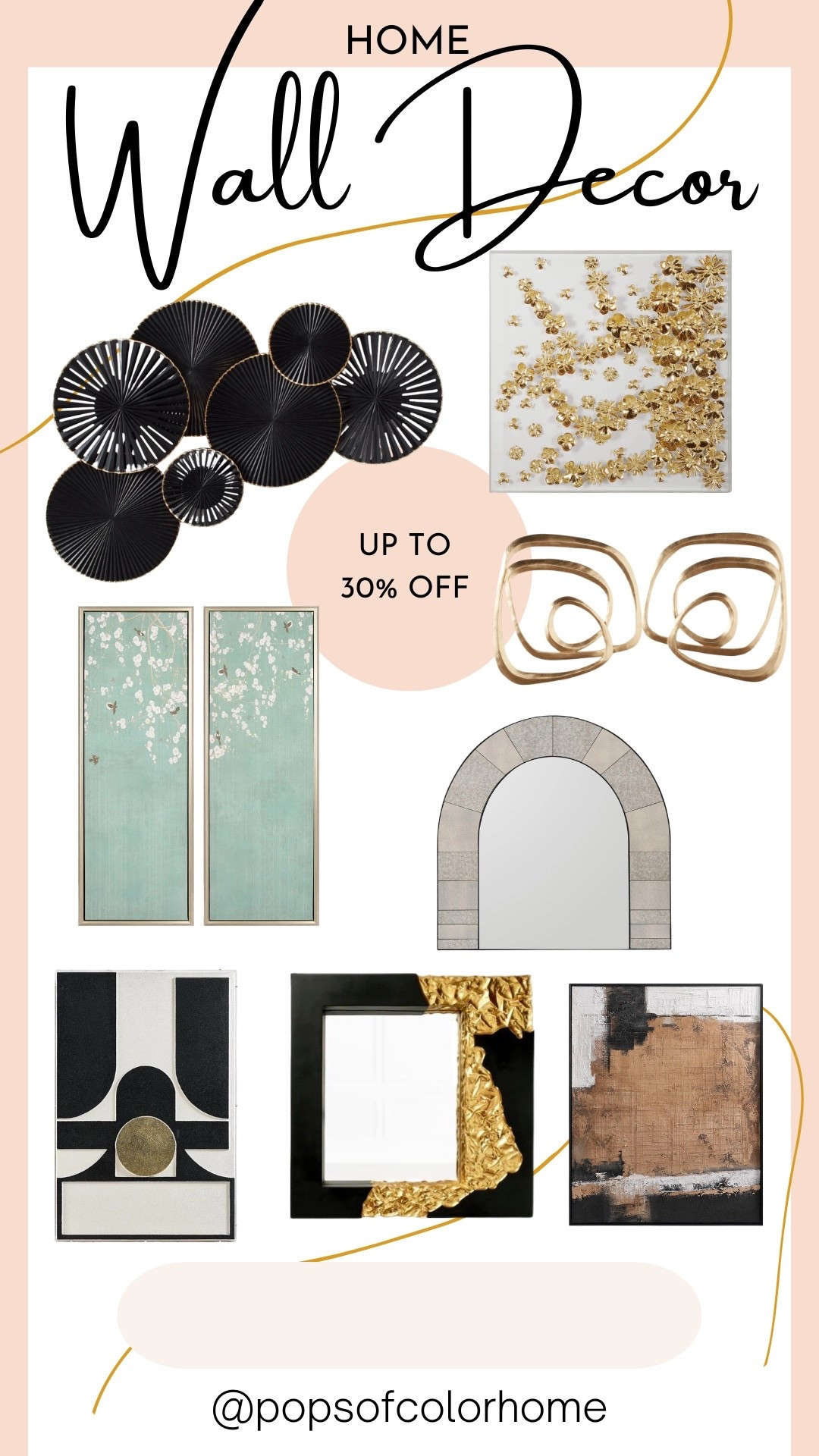 Shop these gorgeous wall art and wall mirror finds on salee

#LTKHome #LTKSaleAlert