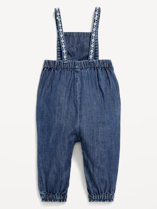 Sleeveless Embroidered Jean Jumpsuit for Baby | Old Navy | Old Navy (US)