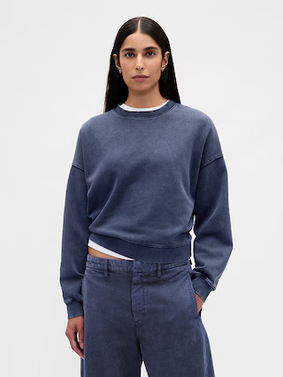 VintageSoft Wedge Crewneck Sweatshirt | Gap | Gap (US)
