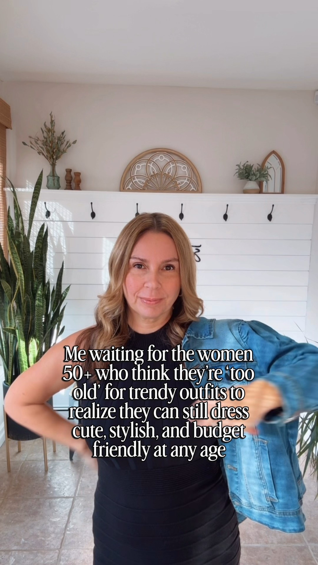 Spring outfit idea vacation outfit! I’m wearing a medium in the sweater dress and large in the denim jacket

#LTKPetite #LTKOver40 #LTKTravel