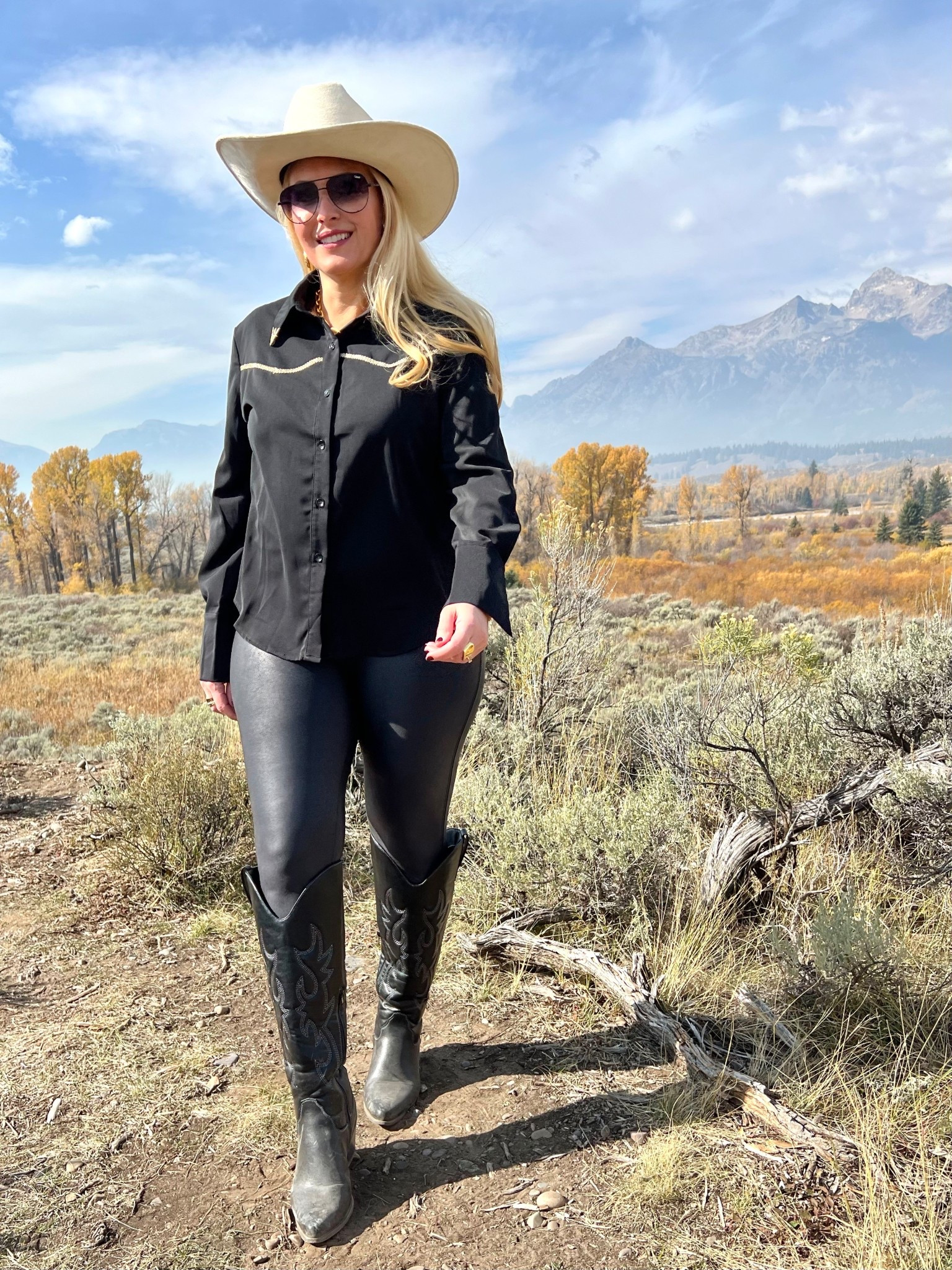 Western Outfits Women I Jackson Hole Outfits for Women I Country Concert Outfit

Taylor swift concert outfit ideas I Wyoming rodeo outfit | rave outfits festivals | rodeo outfits for women | Jackson Hole rodeo outfits for women | rodeo outfit | Jackson Hole outfits spring | Wyoming rodeo outfits | all black outfit | black on black outfit | black on black | country concert outfit | country concert outfit ideas | country concert outfits | country concert outfit ideas winter | rodeo outfit | rodeo outfit ideas | western glam outfit | rodeo outfits for women | rodeo outfits winter | cowgirl outfit | rodeo outfits | western outfits | western outfits women | country glam outfit | Jackson Hole outfit | Jackson Hole outfits | rodeo outfits for women | Jackson Hole outfits for women | country concert outfit | country concert outfits


Blouse medium, faux leather leggings large, cowboy boots size 10, cowboy hat


#LTKSeasonal #LTKShoeCrush #LTKStyleTip #LTKItBag #LTKFindsUnder100 #LTKOver40 #LTKWorkwear #LTKTravel #LTKU #LTKSaleAlert #LTKFindsUnder50 #LTKautumn #LTKFamily

