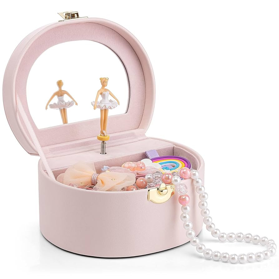 Vlando Musical Jewelry Box for Girls - Birthday for Girls Ages 4 5 6 7 8-12 Year Old - Kid Music ... | Amazon (US)