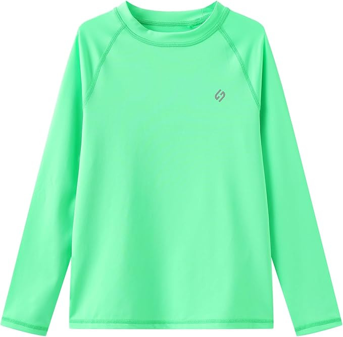 HODOSPORTS Boys UPF 50+ Rash Guard Swim Shirts Short Long Sleeve Quick Dry UV Protection Sun Shir... | Amazon (US)