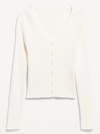 SoSoft Lite Ribbed Crop Cardigan | Old Navy (US)