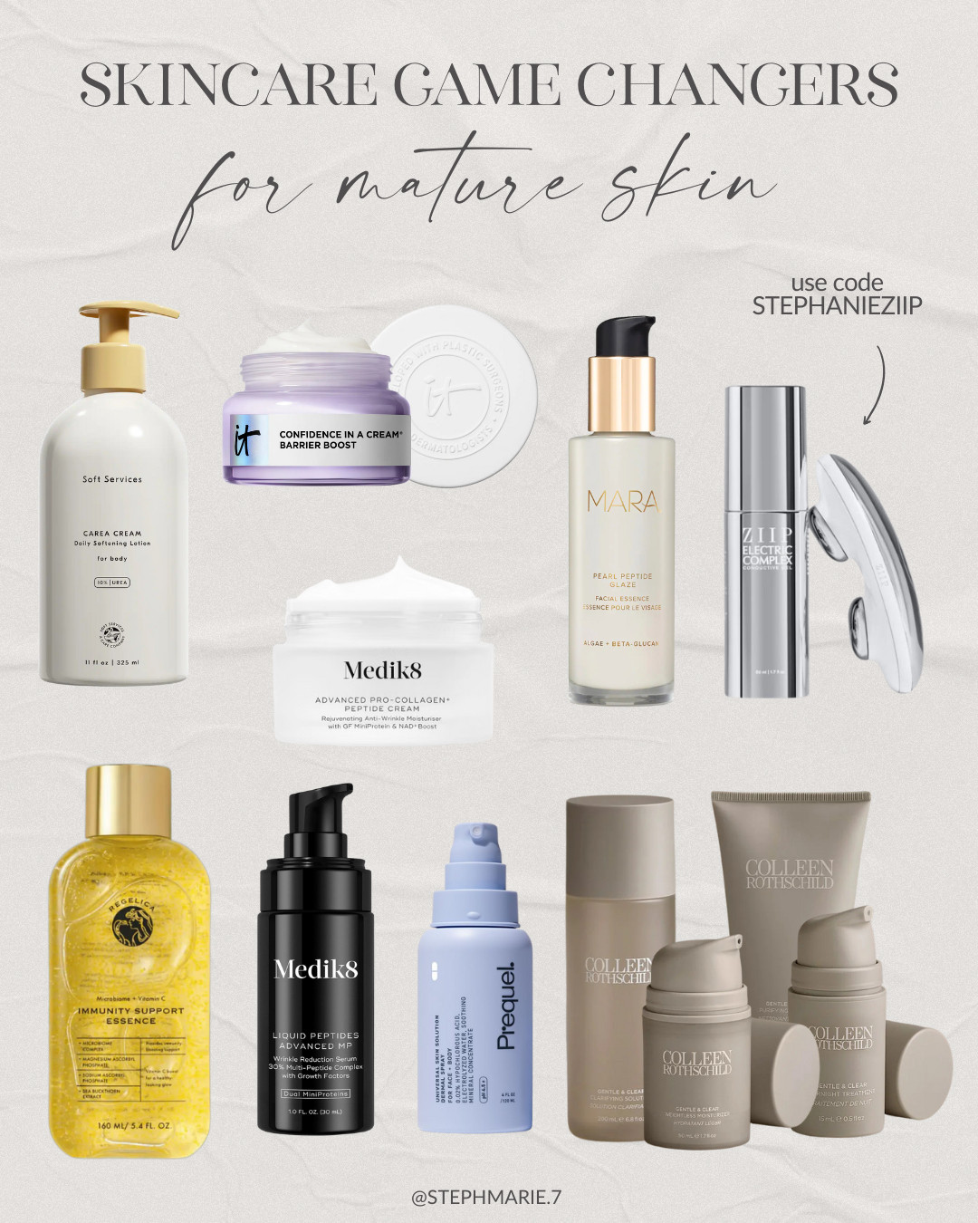 The skincare game changers for mature skin that I've incorporated into my routine this year! If you have sensitive or acne-prone skin, Colleen Rothschild's new gentle & clear line will be your new favorite.

For more product recommendations and reviews, subscribe to my YouTube Channel! 🎥 StephanieMarie  

 #LTKOver40 #LTKBeauty