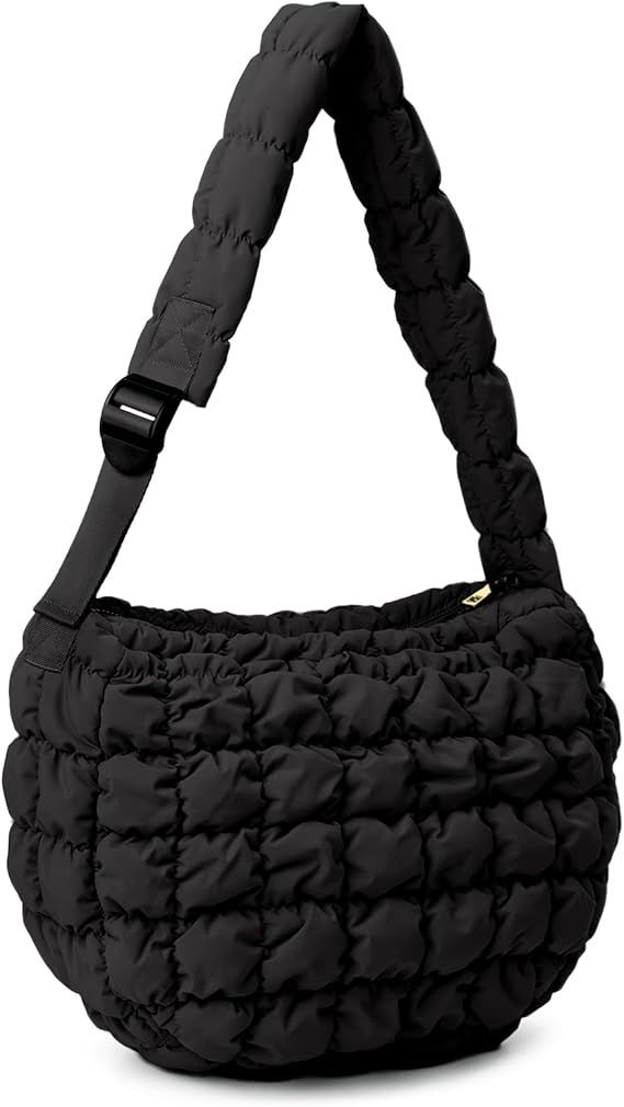 NAARIIAN Puffer bag Lightweight Quilted Tote Bags Puffy shoulder bag for Women Padded handbag | Amazon (US)