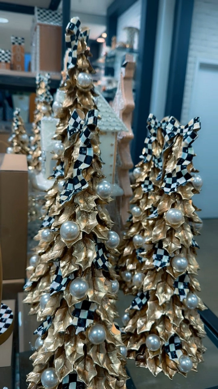 Mackenzie Childs holiday Christmas Tree with pearls. I’m obsessed!

#LTKHome #LTKSeasonal #LTKStyleTip