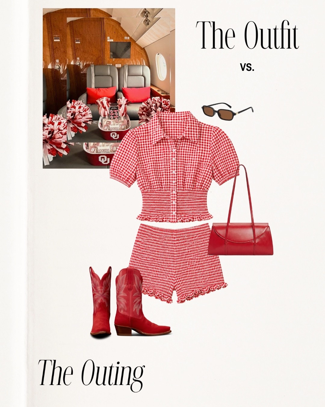 It’s game day season!!! ☝🏼

OU, Oklahoma, boomer sooner, revolve, aritzia, Alabama, Arkansas, red outfit inspo, cowboy boots, matching set, football season, summer outfit inspo, fall, amazon finds, date, lunch fit