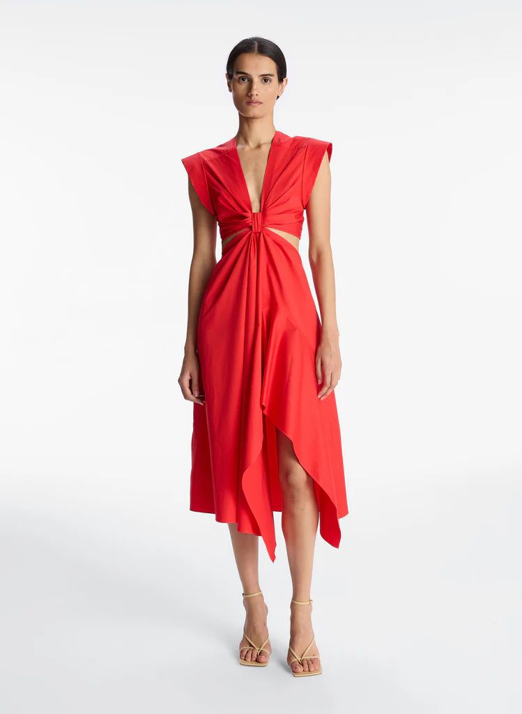 Alessia Cotton Midi Dress | A.L.C