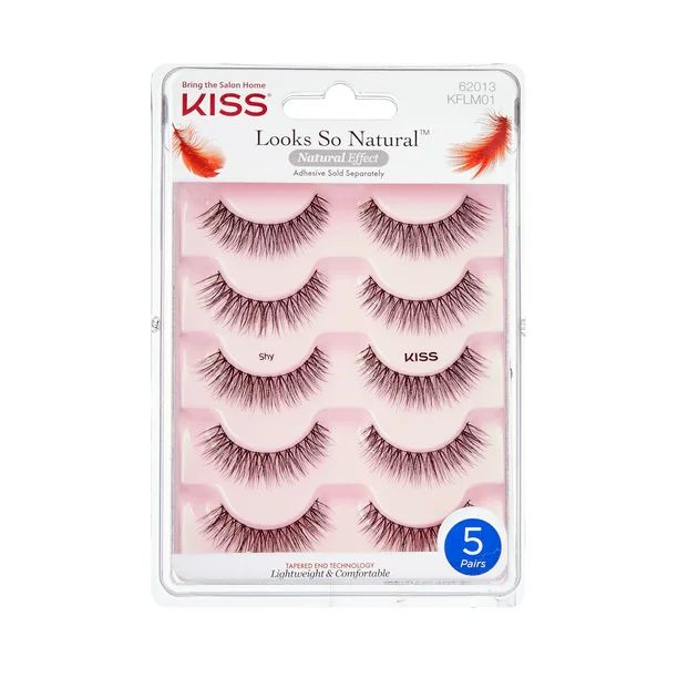KISS Looks So Natural False Eyelashes Multipack, 01 - Walmart.com | Walmart (US)