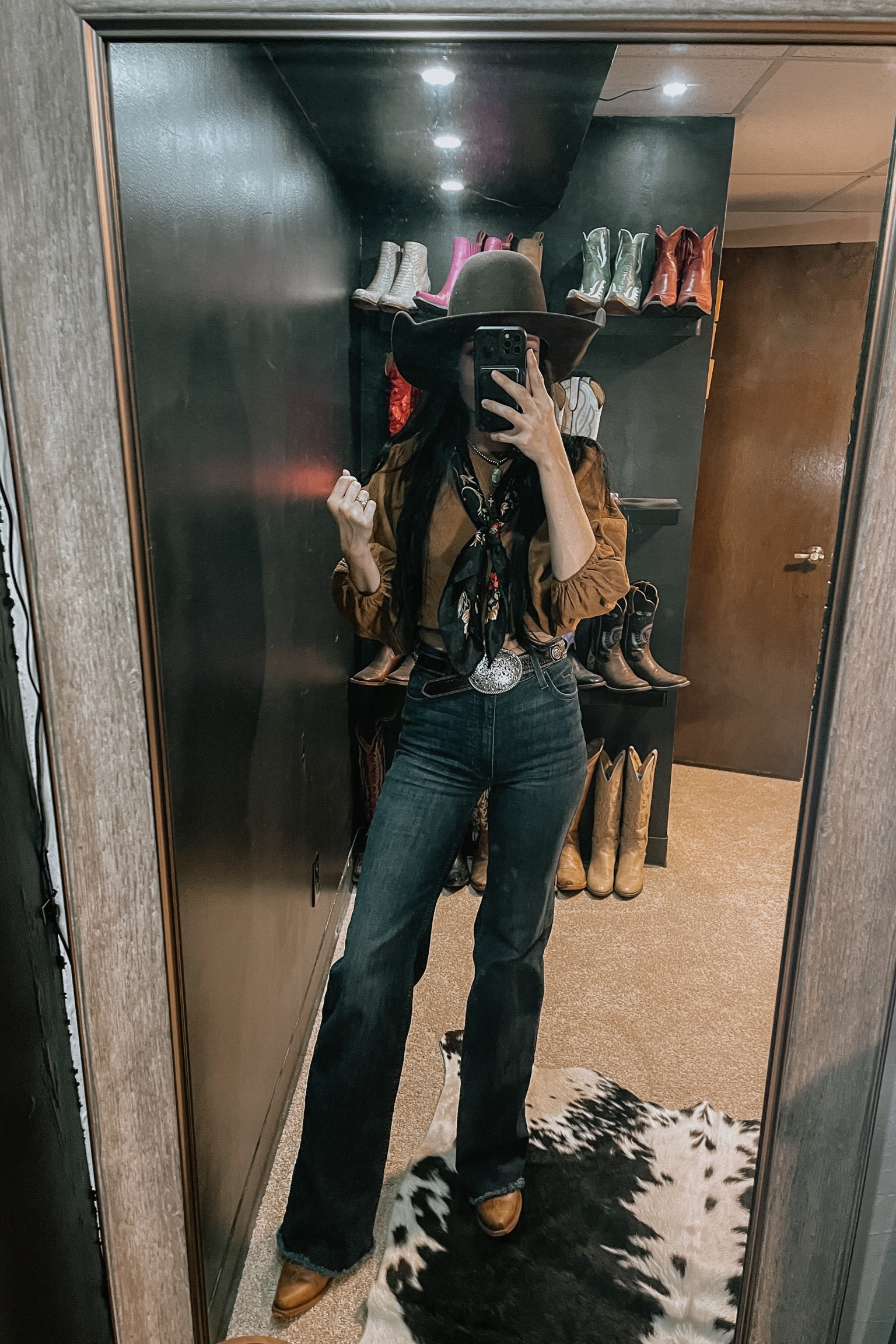 Hat: Prohats
Top: shopAdalida
Jeans: Savannah 7s Kimes exclusive
Wild rag: thrifted
Buckle: Tony lama
Boots: corral

#LTKSeasonal #LTKFitness #LTKActive