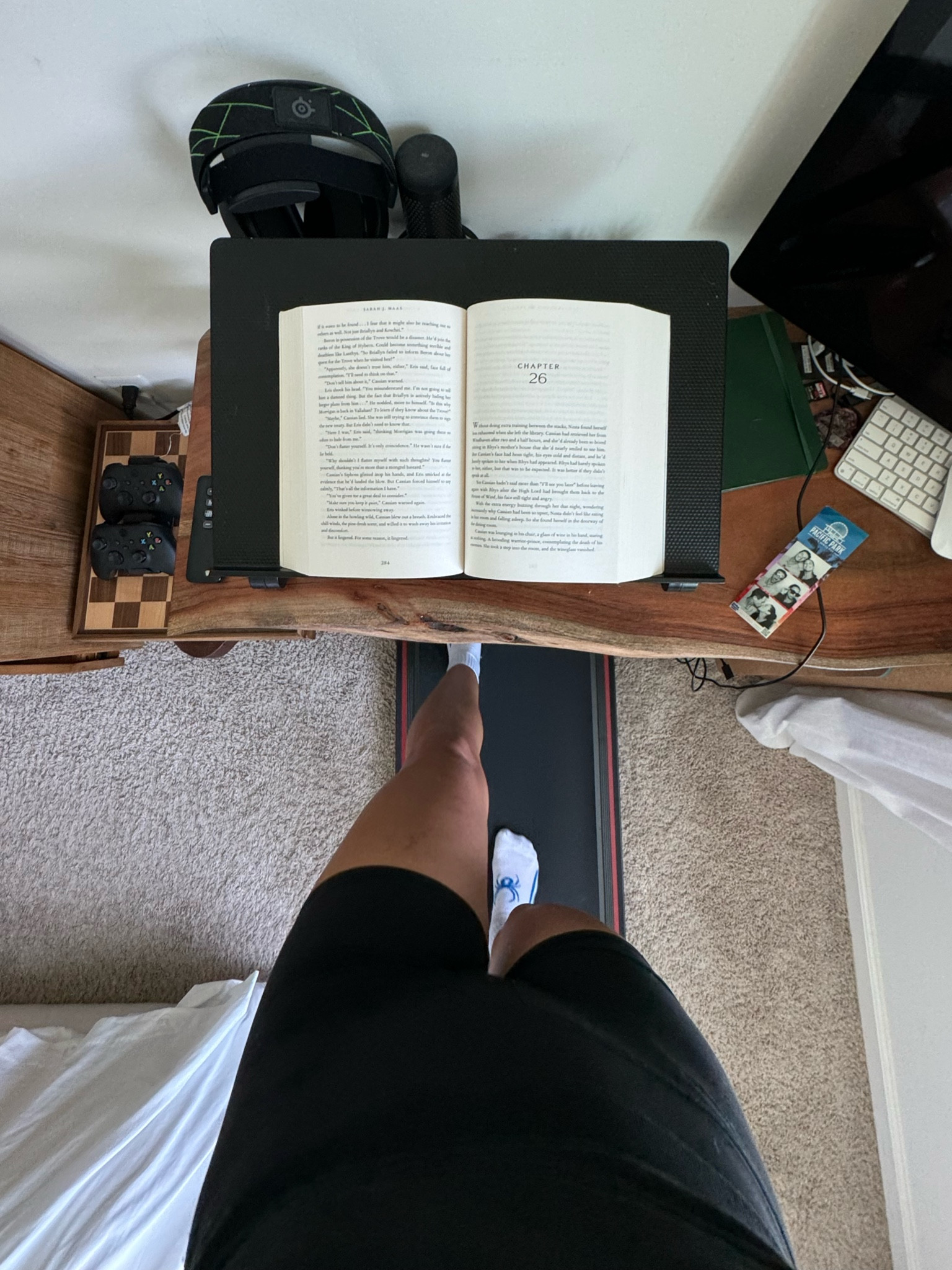 Small treadmill for reading ✨ 

#LTKFitness