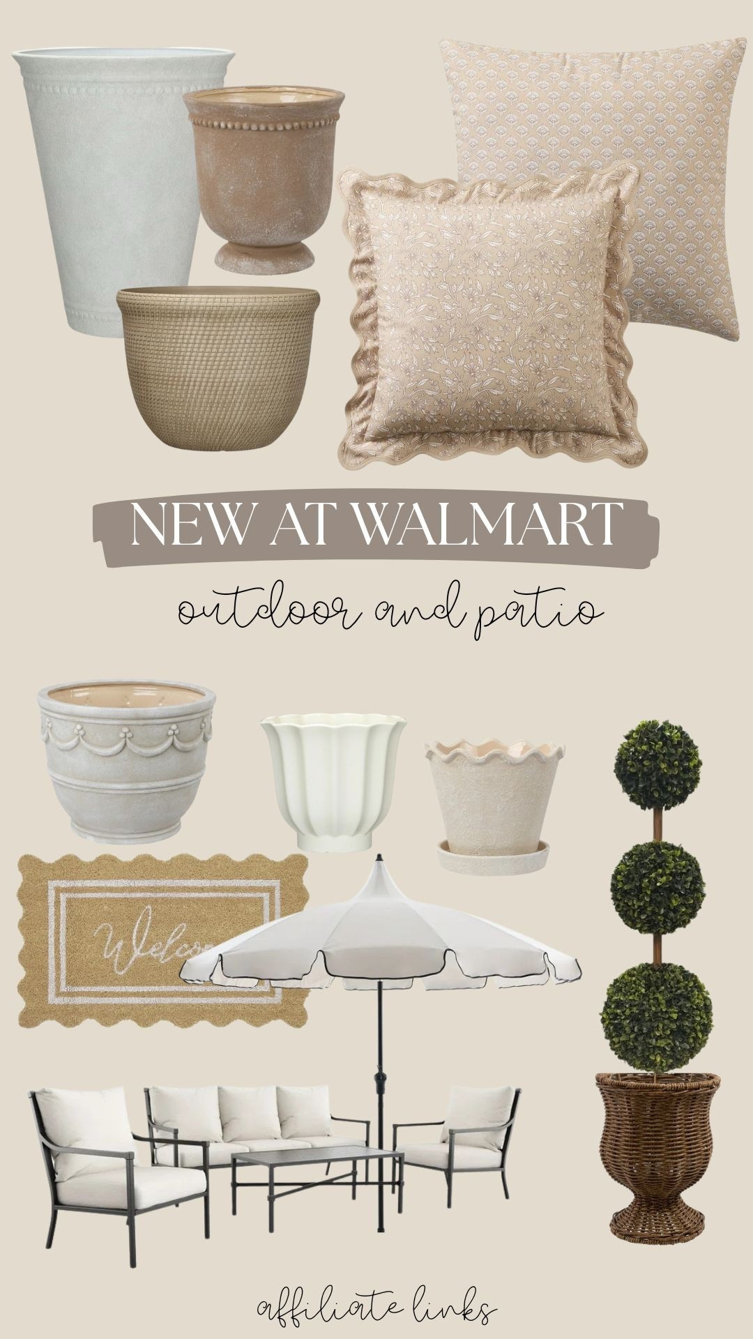 New at Walmart outdoor and patio finds

Walmart finds, Walmart home, neutrals 

#LTKHome #LTKFindsUnder50 #LTKFindsUnder100