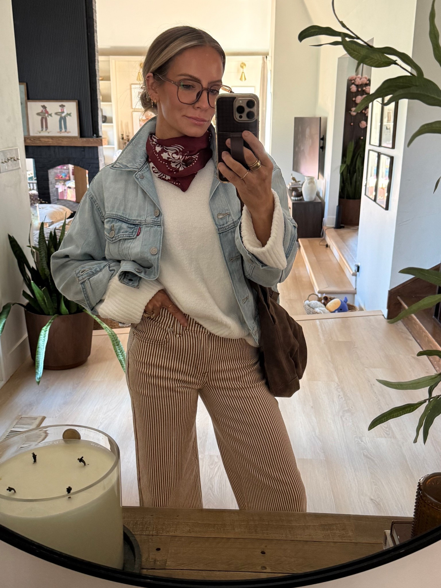 Getting out of my sweats for everyday life 🤌🏽

Jacket: small
Sweater: medium
Pants:26 

#LTKootd #LTKOver40