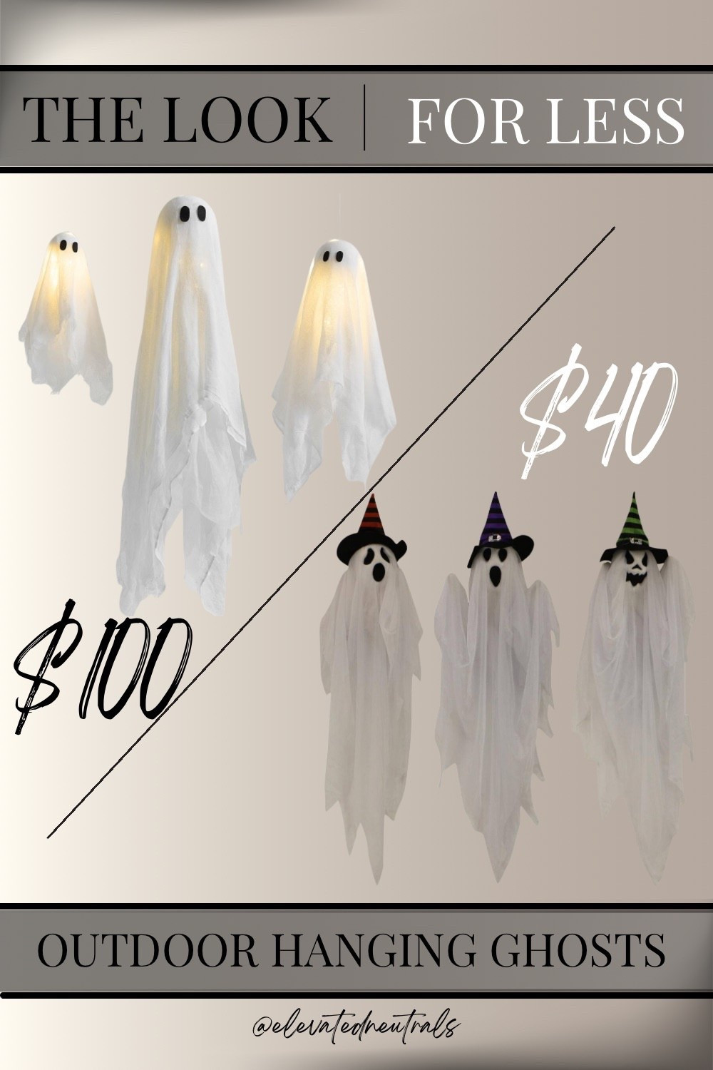 Outdoor Halloween Decor. 
Hanging Ghosts.

#LTKSeasonal #LTKHome