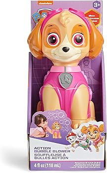 Nickelodeon Little Kids Paw Patrol Skye Action Bubble Blower and Includes Bubble Solution, Brown,... | Amazon (US)