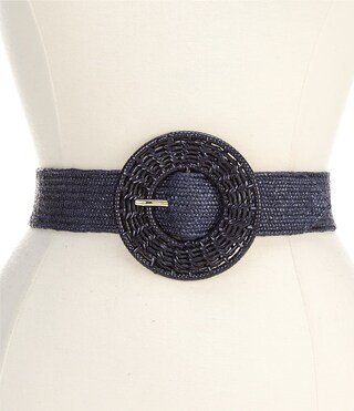Elizabeth Raffia Belt | Dillard's