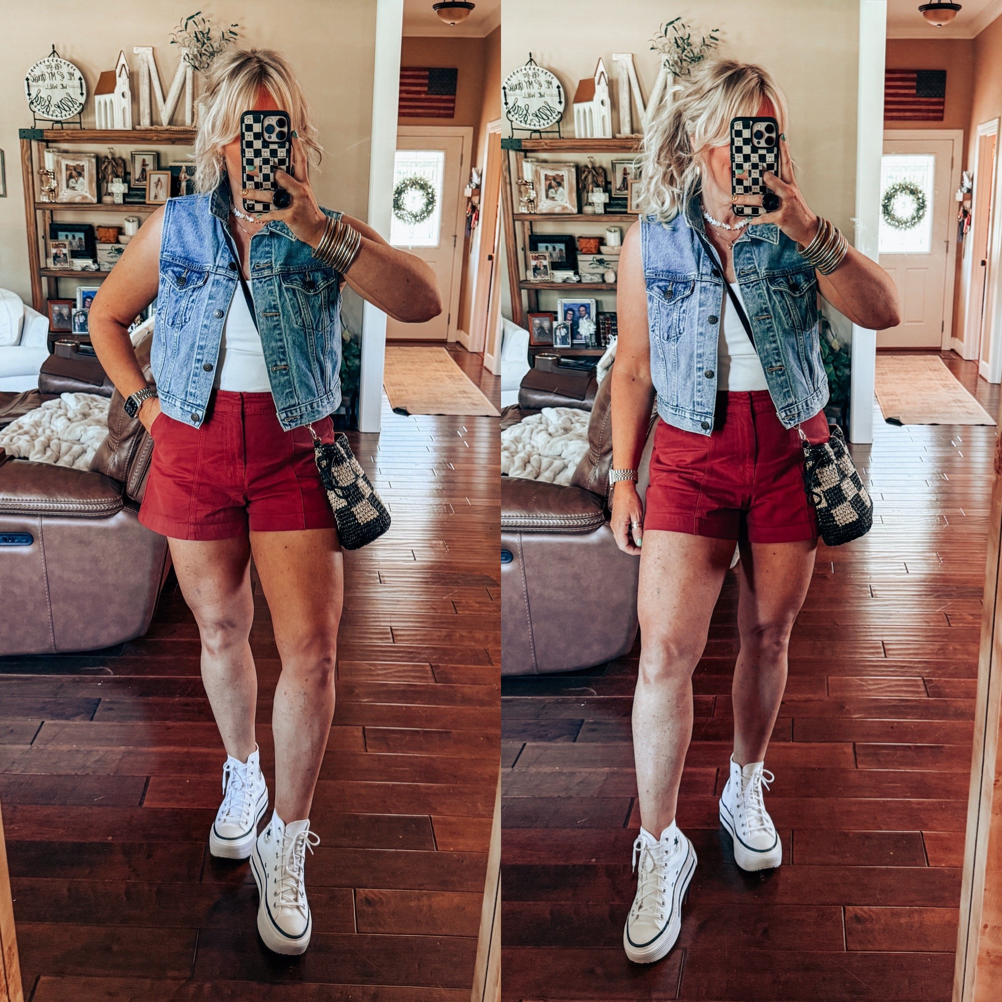 My FIT perfect for Memorial Day! 🇺🇸
Shorts - size 8
Tube top - M
Denim vest - M
Converse - sized down 


#LTKStyleTip #LTKFindsUnder50 #LTKOver40