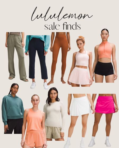 Lululemon sale finds 🙌🏻🙌🏻

Joggers, leggings, tennis skirt, sports bras athletic wear 

#LTKsalealert #LTKfitness #LTKstyletip