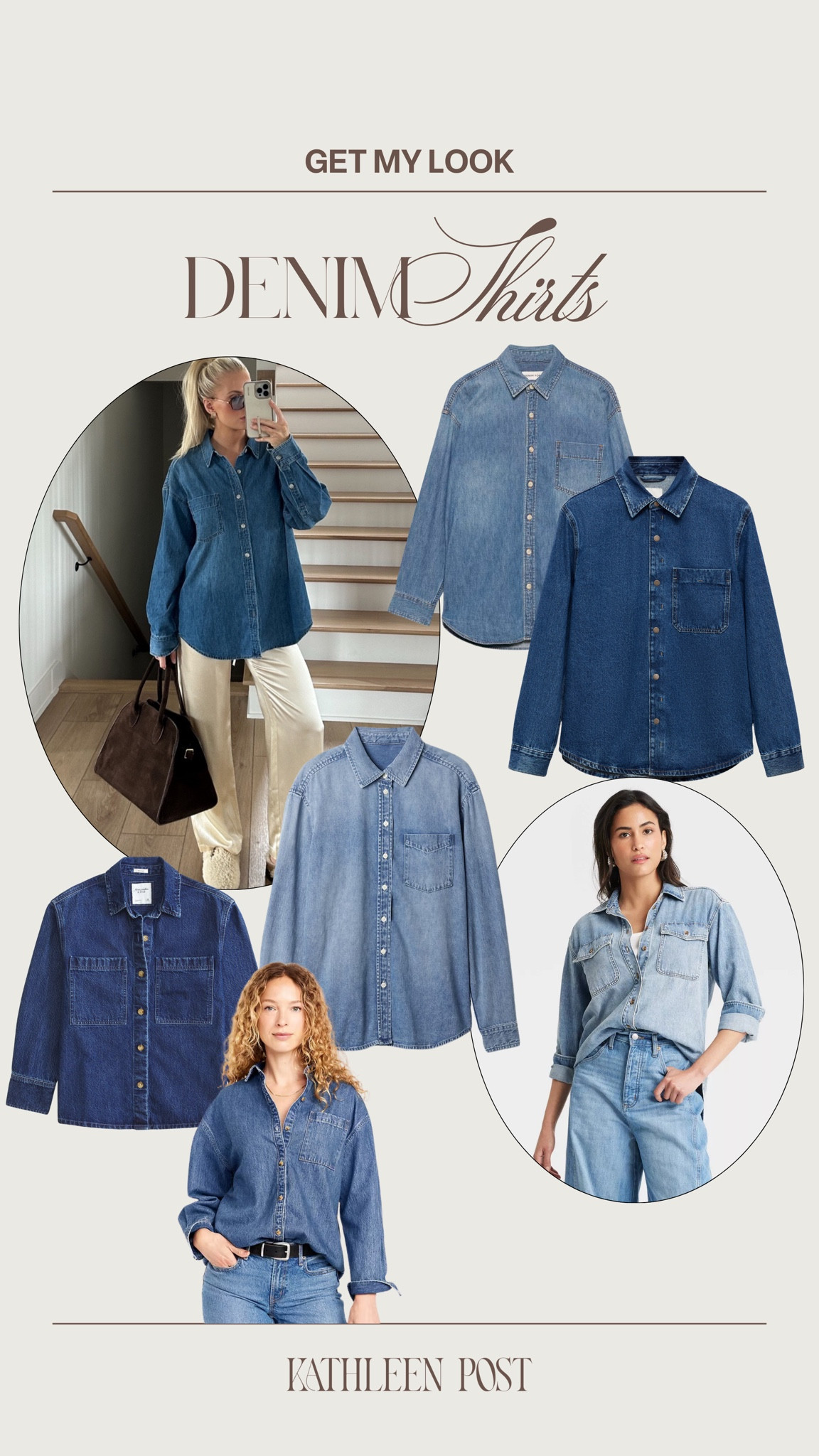 Get My Look: Denim shirts at all price points

#kathleenpost #fallfashion

#LTKSeasonal #LTKStyleTip