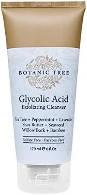 Botanic Tree Glycolic Acid Face Wash-Facial Exfoliating Cleanser w/ 10% Glycolic Acid-Acne Facial... | Amazon (US)