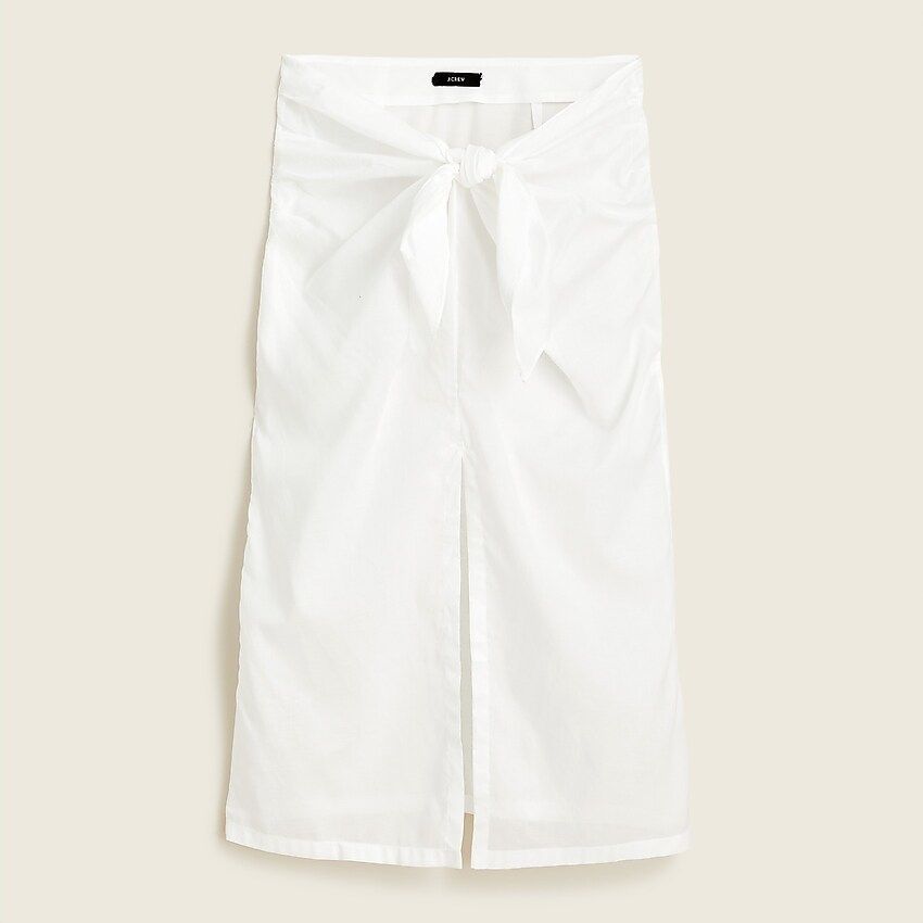 Cotton voile sarong skirt | J.Crew US