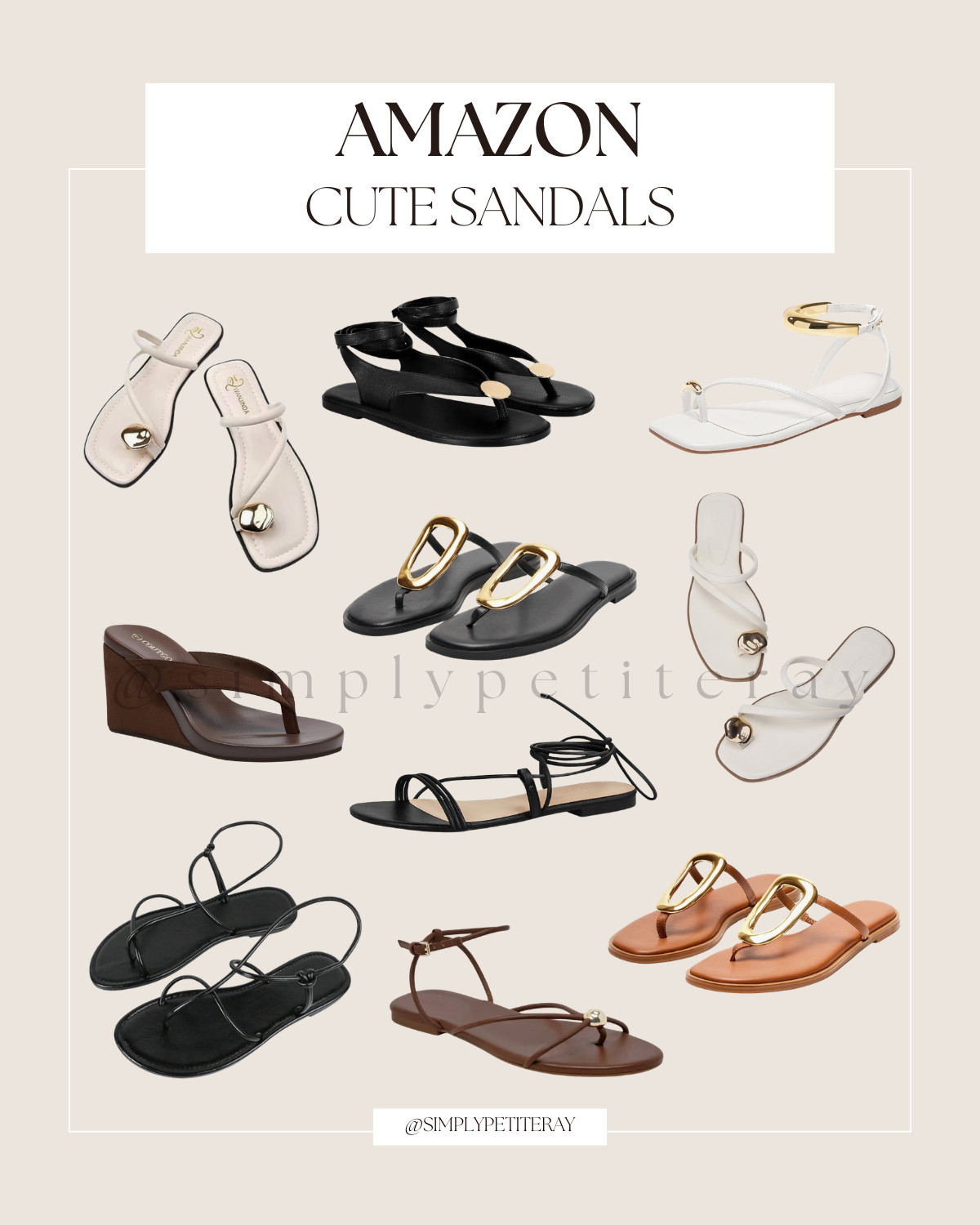 Stylish sandals that’ll keep you cute this summer! From chic flats to beachy slides, find your perfect match. 

Amazon cute sandals, summer sandal trends, chic flat sandals, beachy slide sandals, comfy summer shoes, casual vacation style, trendy warm weather footwear, effortless summer fashion, everyday sandal outfits, cute Amazon shoe finds

#AmazonSandals #CuteSandals #SummerShoes #AmazonFashion #VacationStyle #BeachStyle #SummerOutfits #SandalSeason
 

 #LTKootd