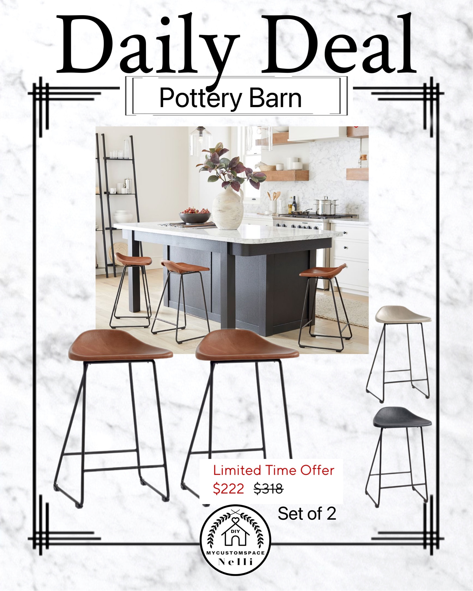 Counter Stool. Sale. Pottery Barn. Furniture. Kitchen island 

#LTKFind #LTKsalealert #LTKhome