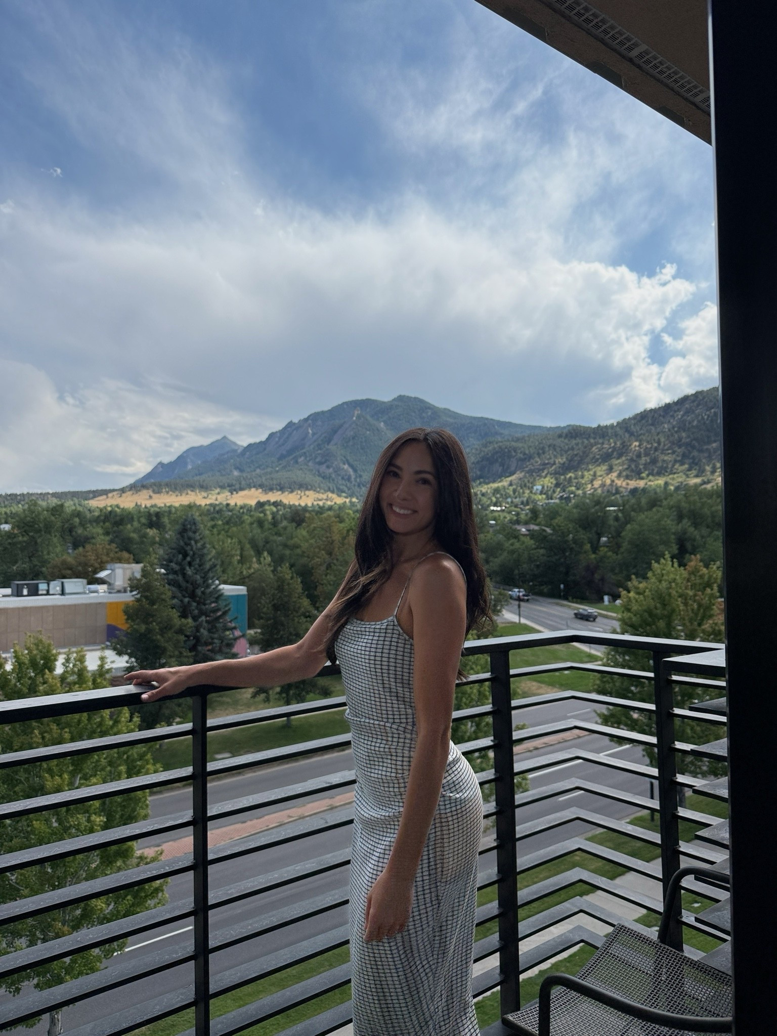 Simple midi dress with an absolute view. Also sharing my go-to hair supplies for a blowout

#LTKBeauty #LTKSeasonal #LTKTravel